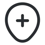 Location Add SVG Icon